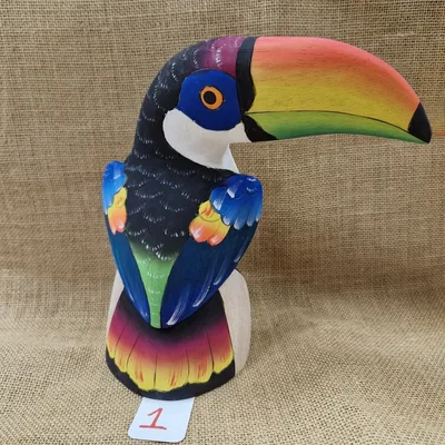 Toucan en Balsa de 20 cm