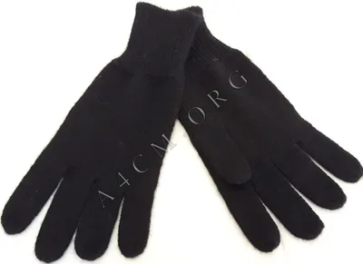 Gants Unis en Alpaga — Noir