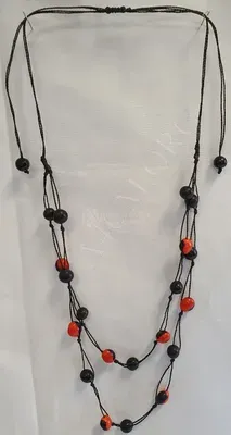 Collier Huayruro Grosses Graines Double — Thumbnail 1