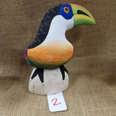 Toucan en Balsa 15 cm — Vorschaubild 6