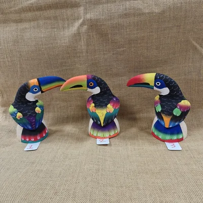 Toucan en Balsa 15 cm