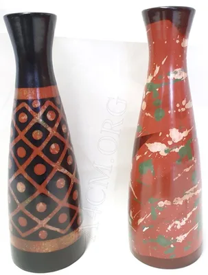 Vase Chulucanas Fleurs Séchées