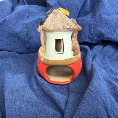 Arche de Noé Photophore Colorée en Céramique — Miniatura 9