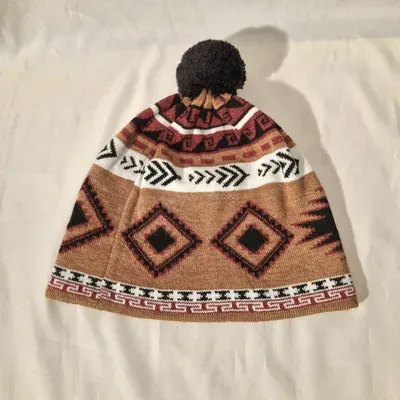 Bonnet Etnico Moutarde 50% Alpaga — Miniature 1