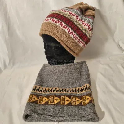 Bonnet-Tour de Cou Andino 50% Alpaga — Miniature 1