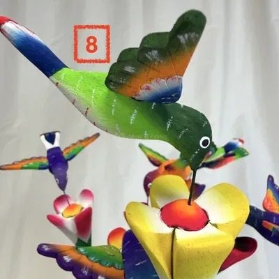 Colibri et Fleur en Balsa — Vorschaubild 12