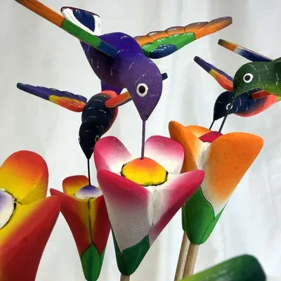 Colibri et Fleur en Balsa — Vorschaubild 3