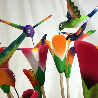 Colibri et Fleur en Balsa — Vorschaubild 4