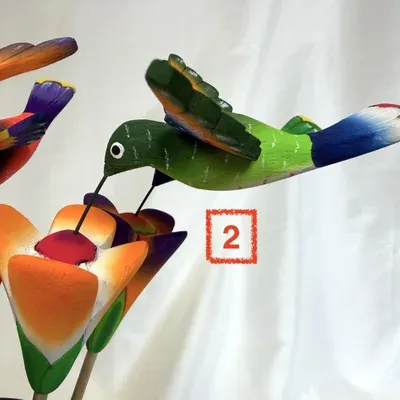 Colibri et Fleur en Balsa — Vorschaubild 6