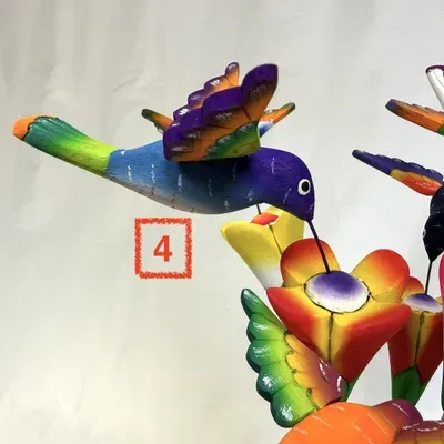 Colibri et Fleur en Balsa — Vorschaubild 8