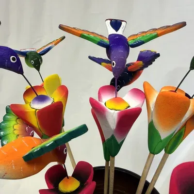 Colibri et Fleur en Balsa — Vorschaubild 1