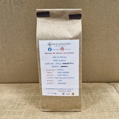 Café en Grain Quillabamba A4CM 250 g — Miniature 2
