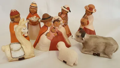Crèche Bonita en terre cuite