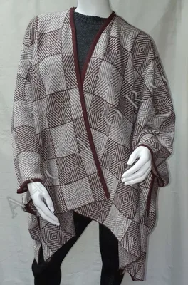 Ruana "Manteau" — Blanc
