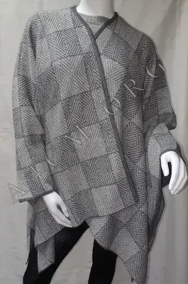 Ruana "Manteau" — Gris — Thumbnail 2