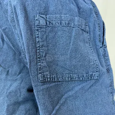 Pantalon en Coton du Pérou — Bleu Jean — Miniature 5