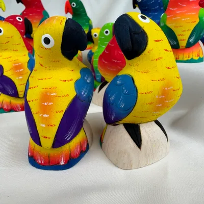 Perroquets en Balsa 8 cm — n°3
