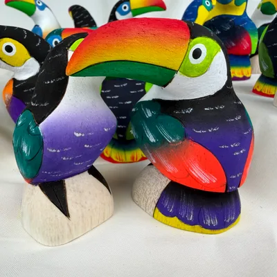 Toucans en Balsa 8 cm — n°6
