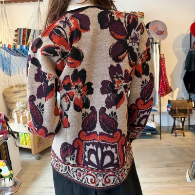 Gilet Petunia en Alpaga — Miniature 5