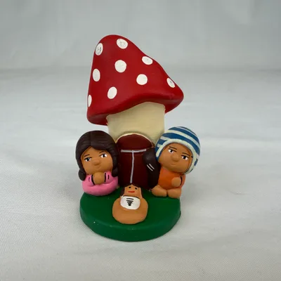 Mini Crèche Champignon