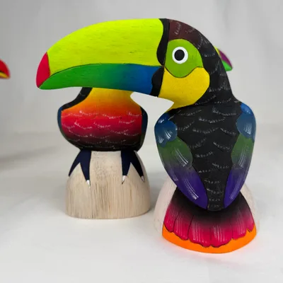 Toucan en Balsa 15 cm — n°6