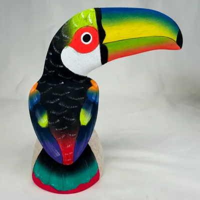 Toucan en Balsa 15 cm — n°2