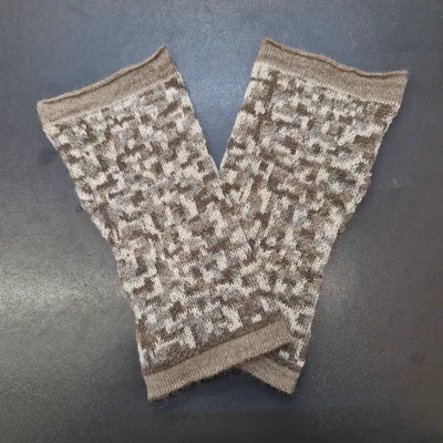 Mitaines Moro en Alpaga — Beige