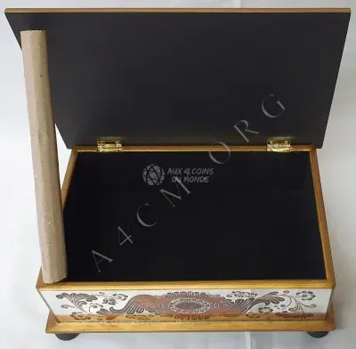 Coffre Miroir Sevilla, Verre peint Miroir — Rouge — Miniature 2