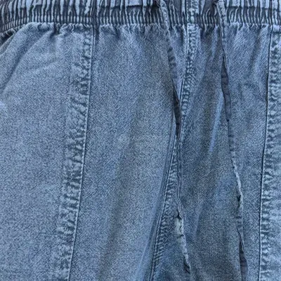 Pantalon en Coton du Pérou — Bleu Jean — Miniature 3